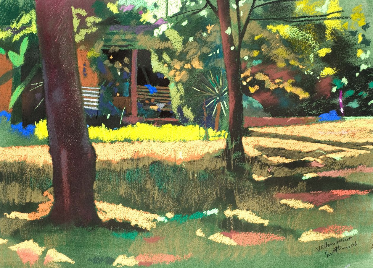 Geel munt 54x74 door Simon Fletcher