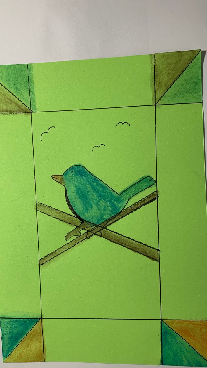 Vogeltje door Etelka Elli