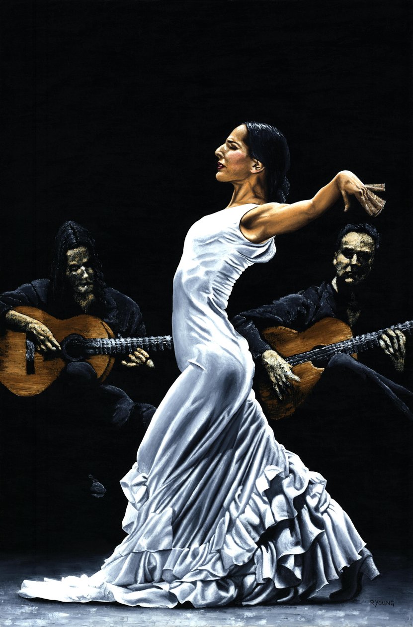 Concentratie Flamenco door Richard Young