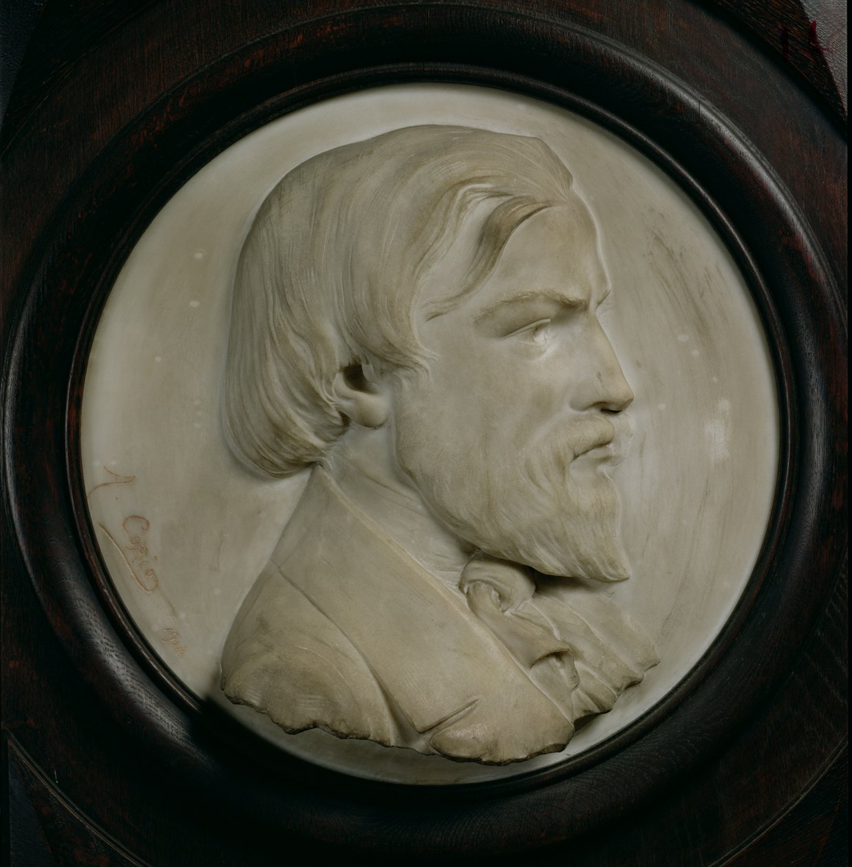 Reliefmedaillon van Frederic Ozanam (1813-53) door A. Corio