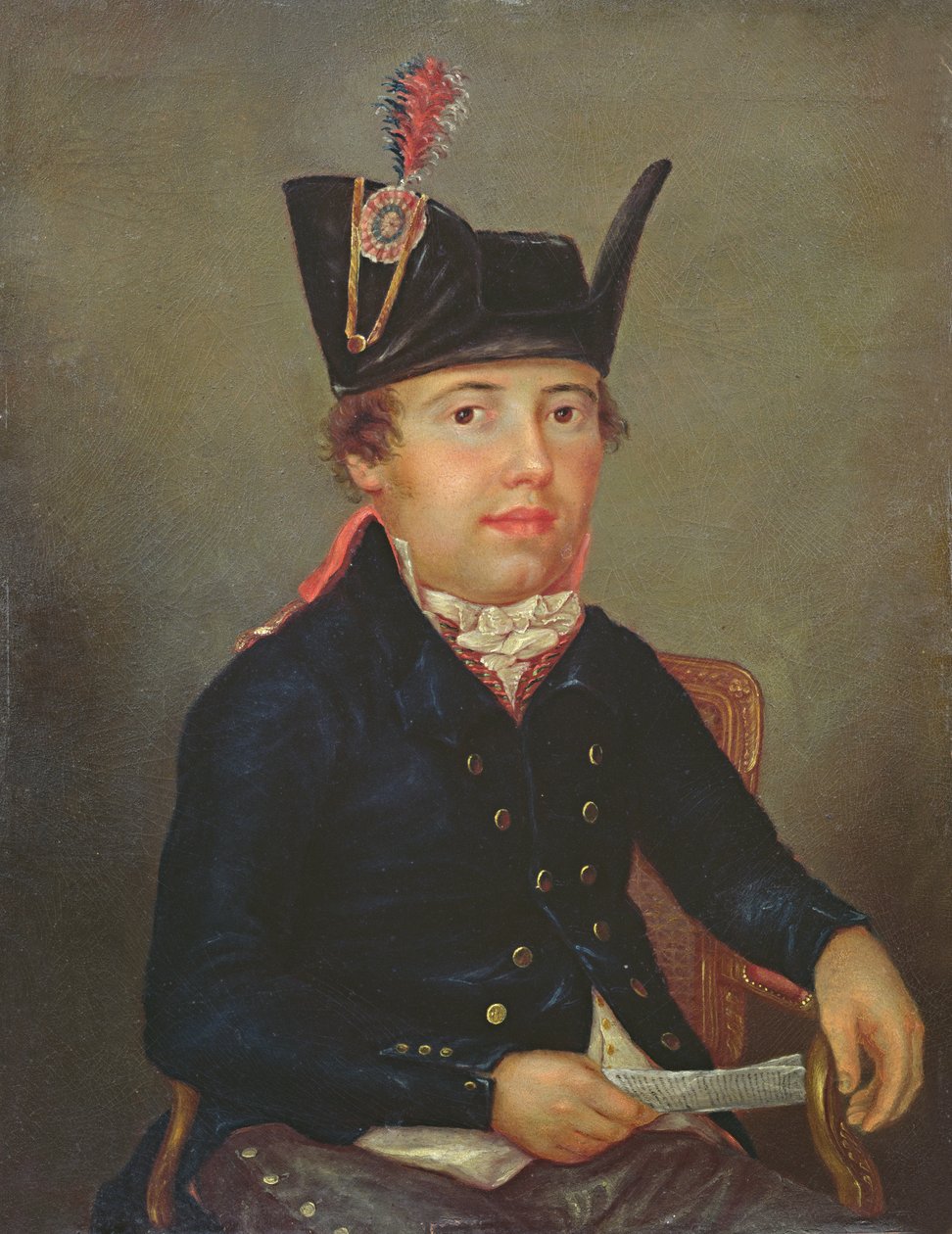 Portret van Pierre-François Palloy door A. Donchery