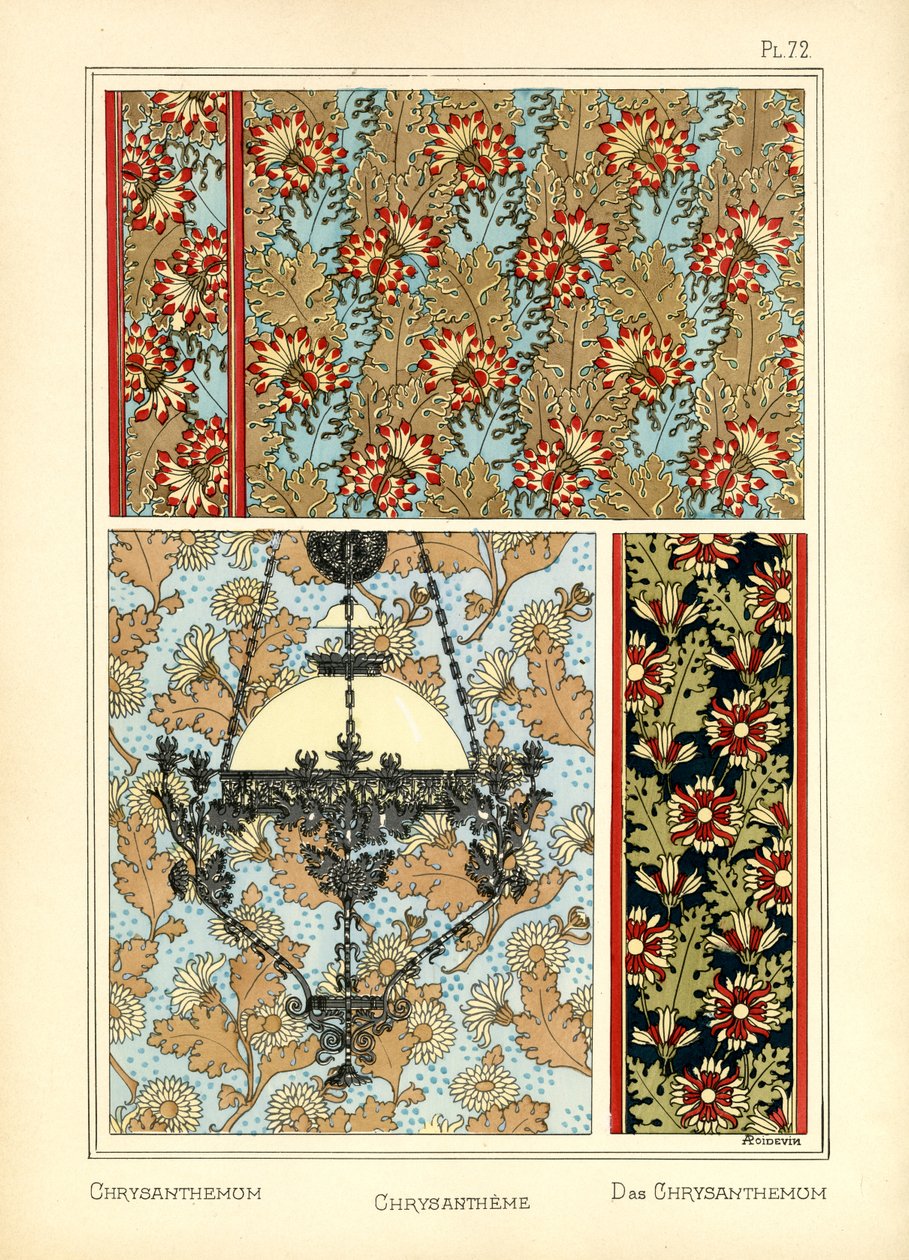 De Chrysant door A. Poidevin
