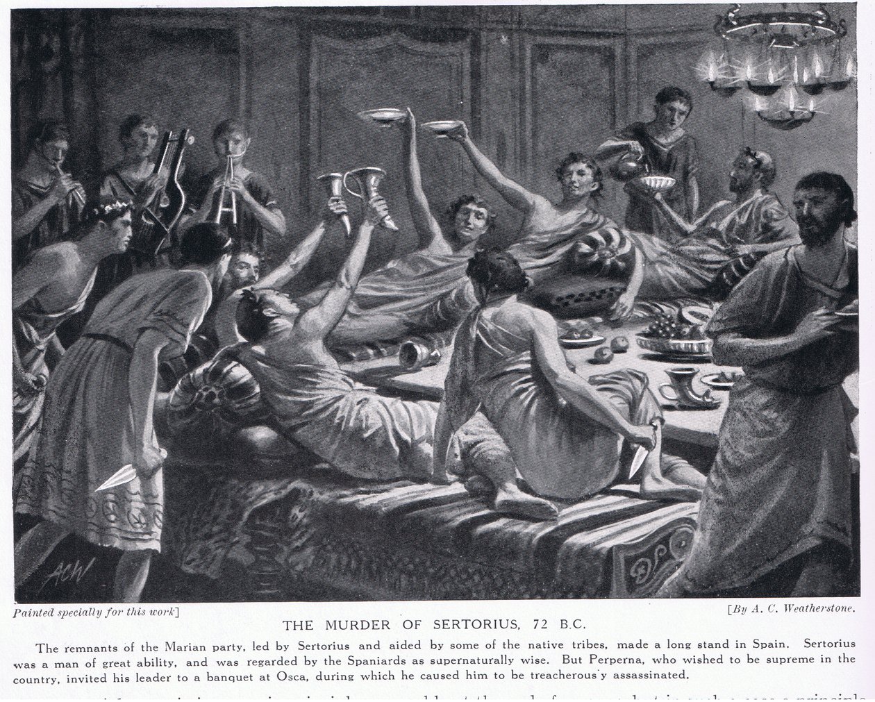 De moord op Sertorius 72 v.Chr. door A.C. Weatherstone