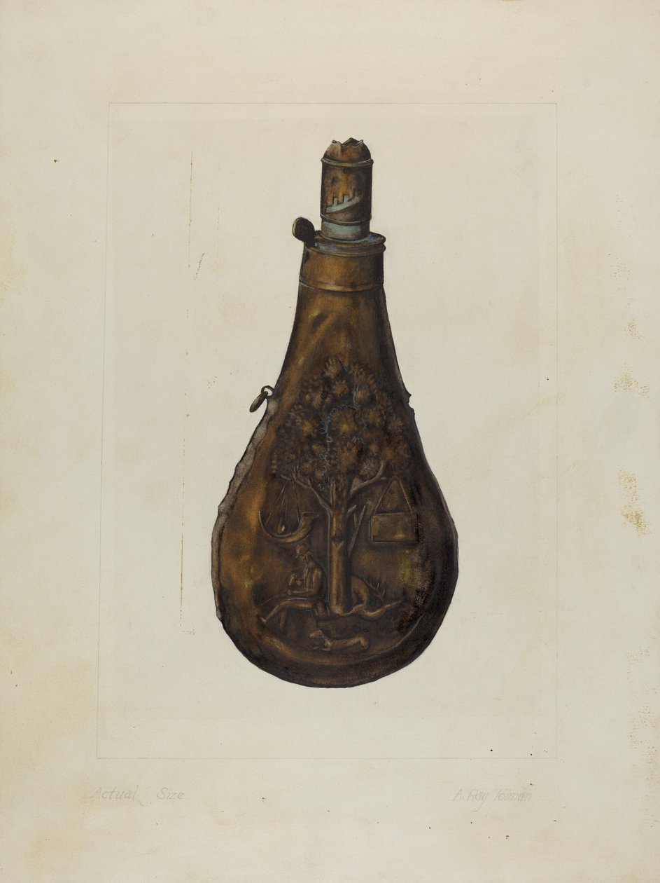 Kruitfles door A.R. Tolman