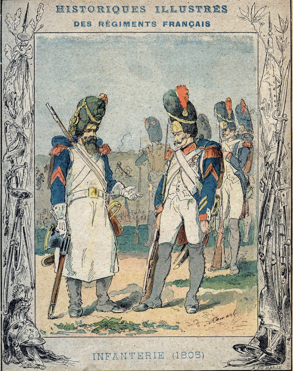 Franse infanterie door A. Demarle