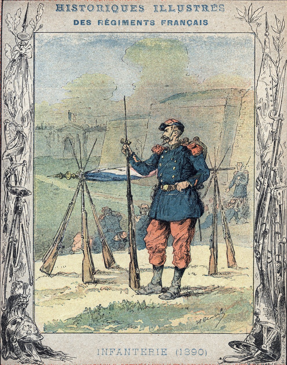 Franse infanterie door A. Demarle