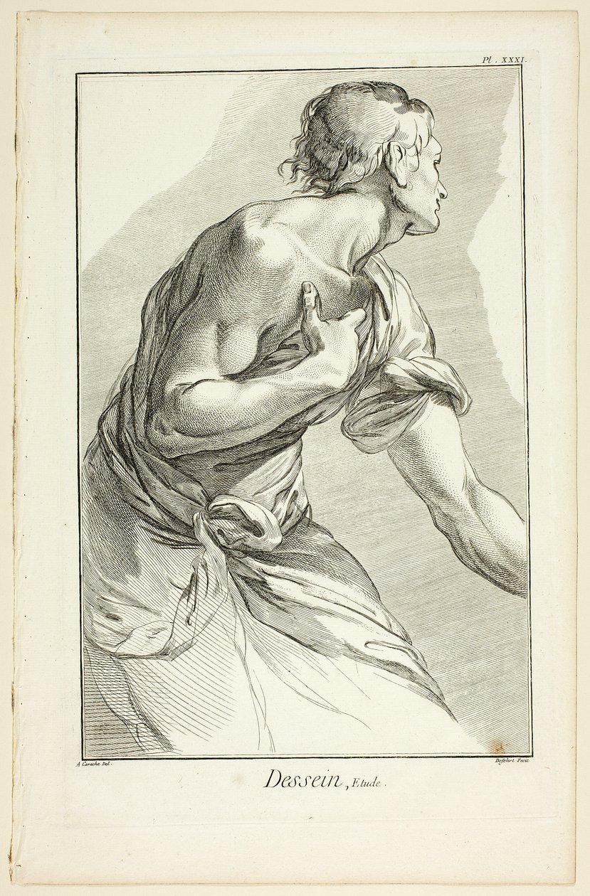 Ontwerp: Studie, uit Encyclopédie door A. J. Defehrt