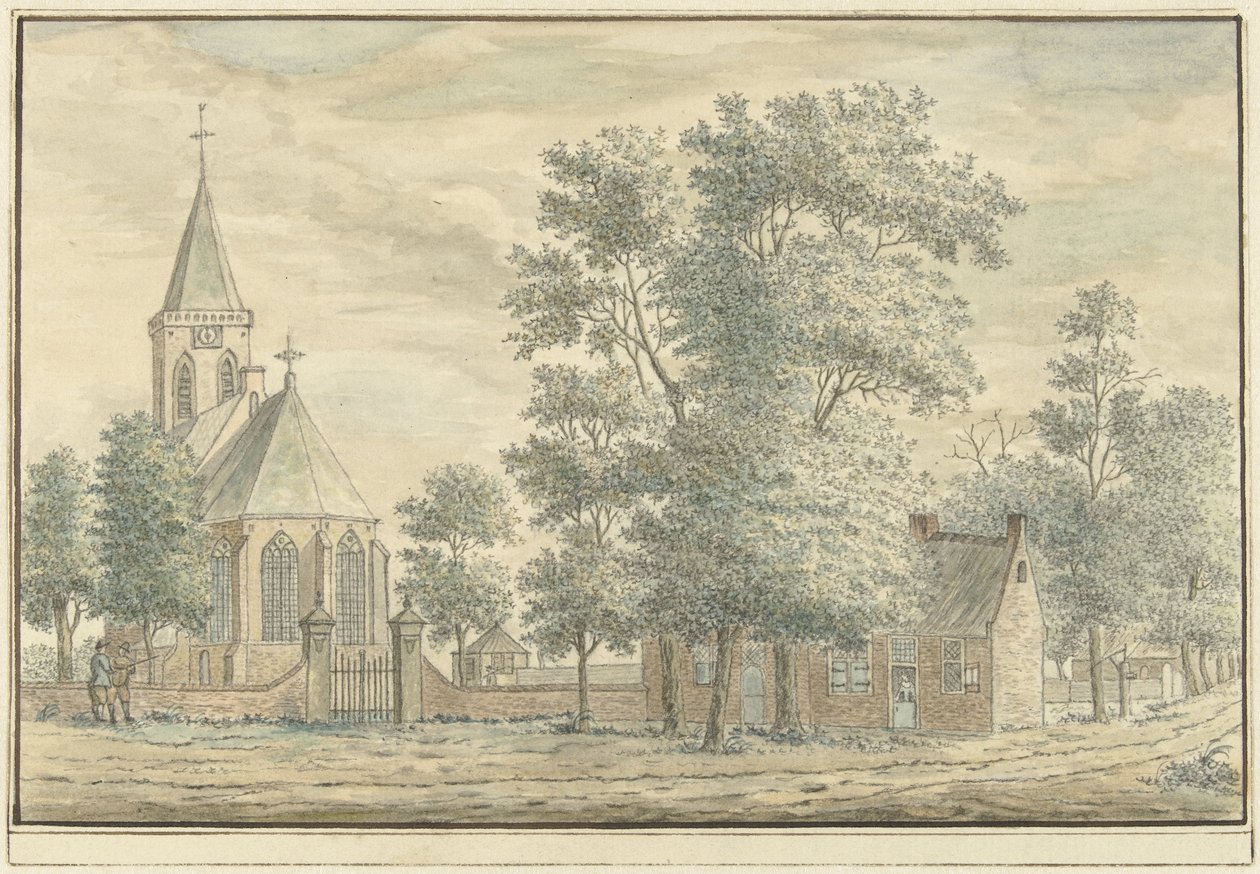 Gezicht te Hilversum door A. Masurel