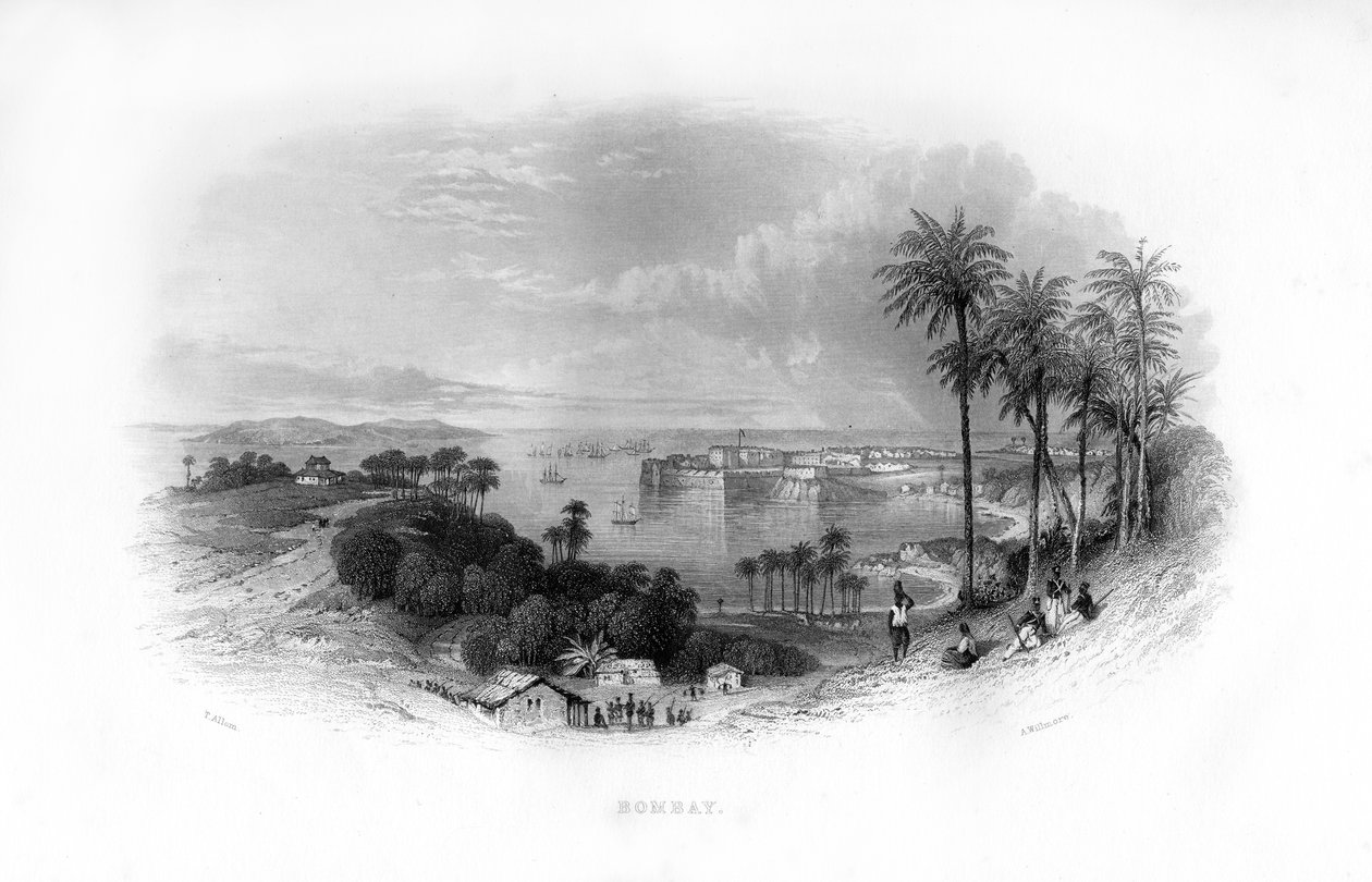 Bombay, India, 19e eeuw door A. Willmore