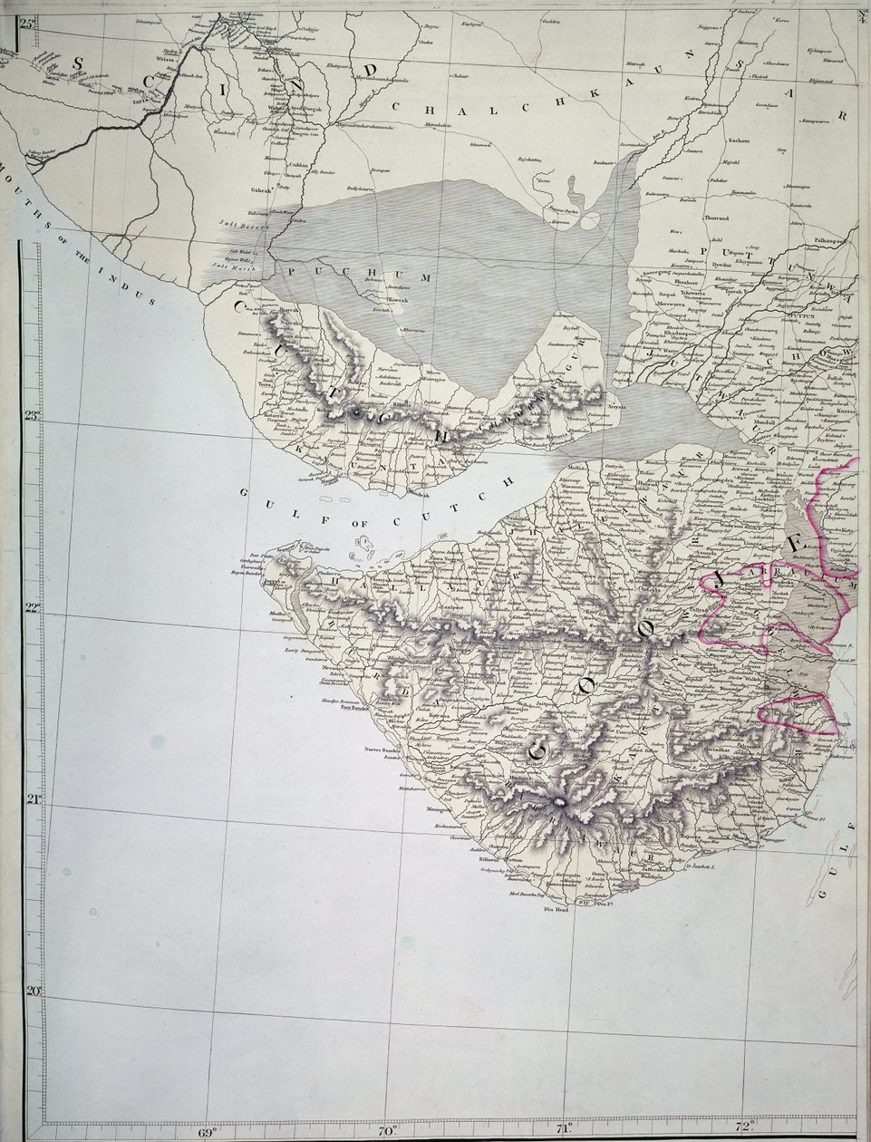 Kaart van West-India, 1816 door Aaron Arrowsmith