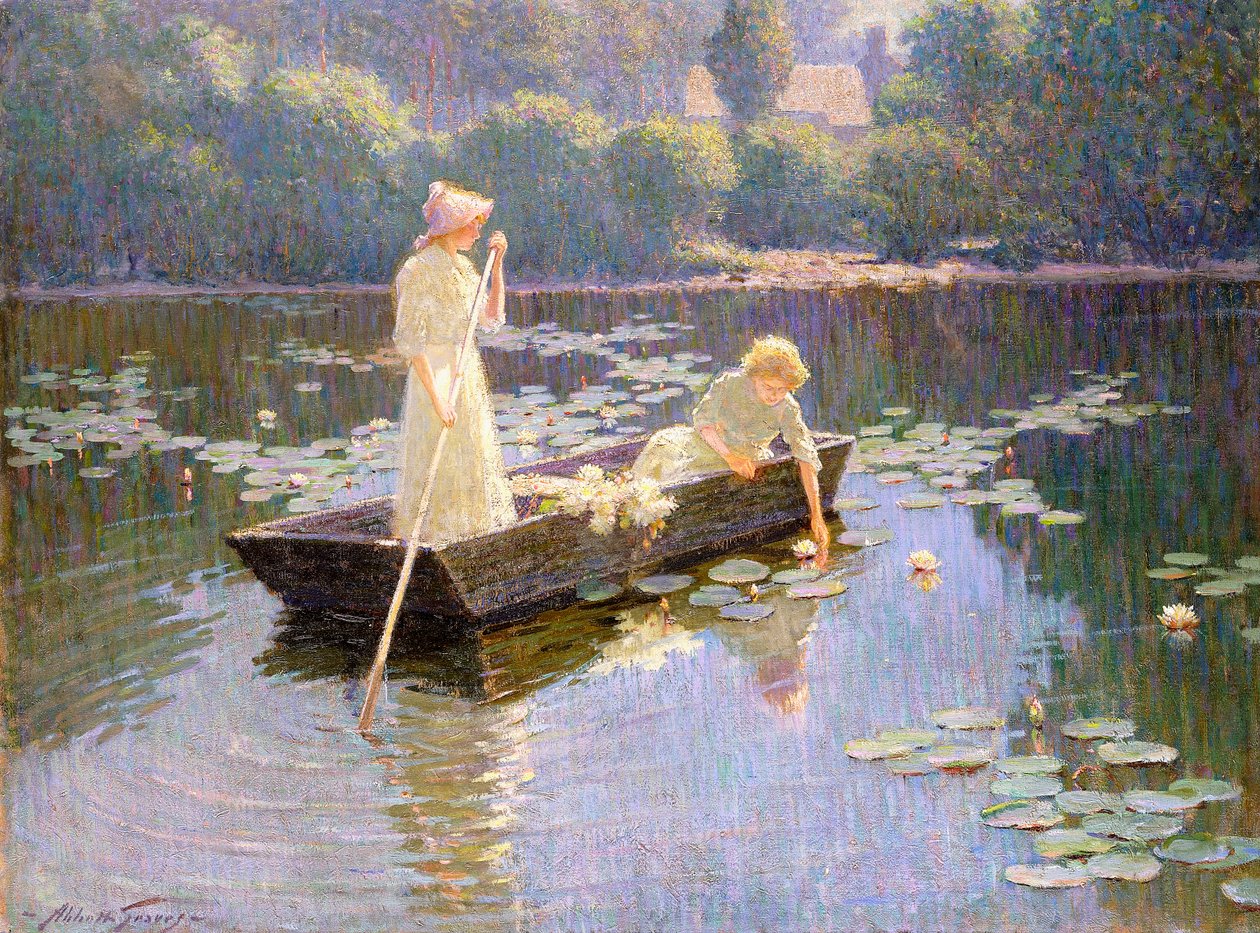 Waterlelies door Abbott Fuller Graves
