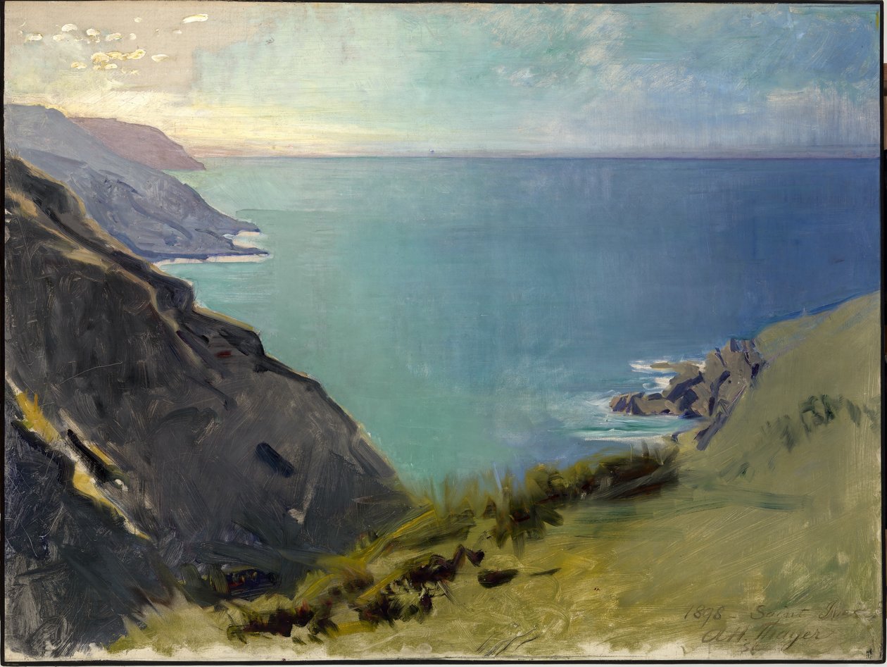 Kustgebieden van Cornwall door Abbott Handerson Thayer