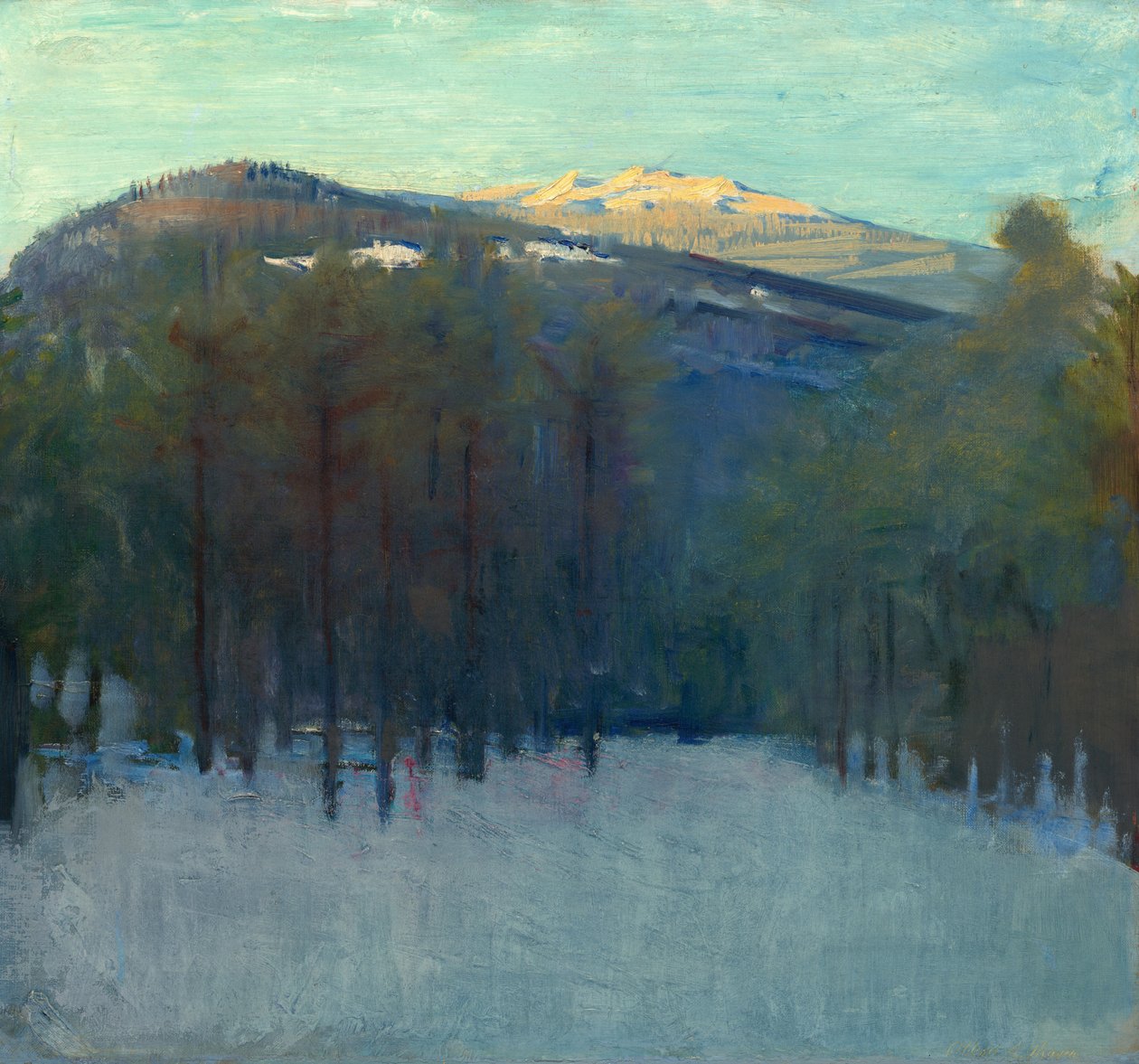 Mount Monadnock, waarschijnlijk 1911-1914 door Abbott Handerson Thayer