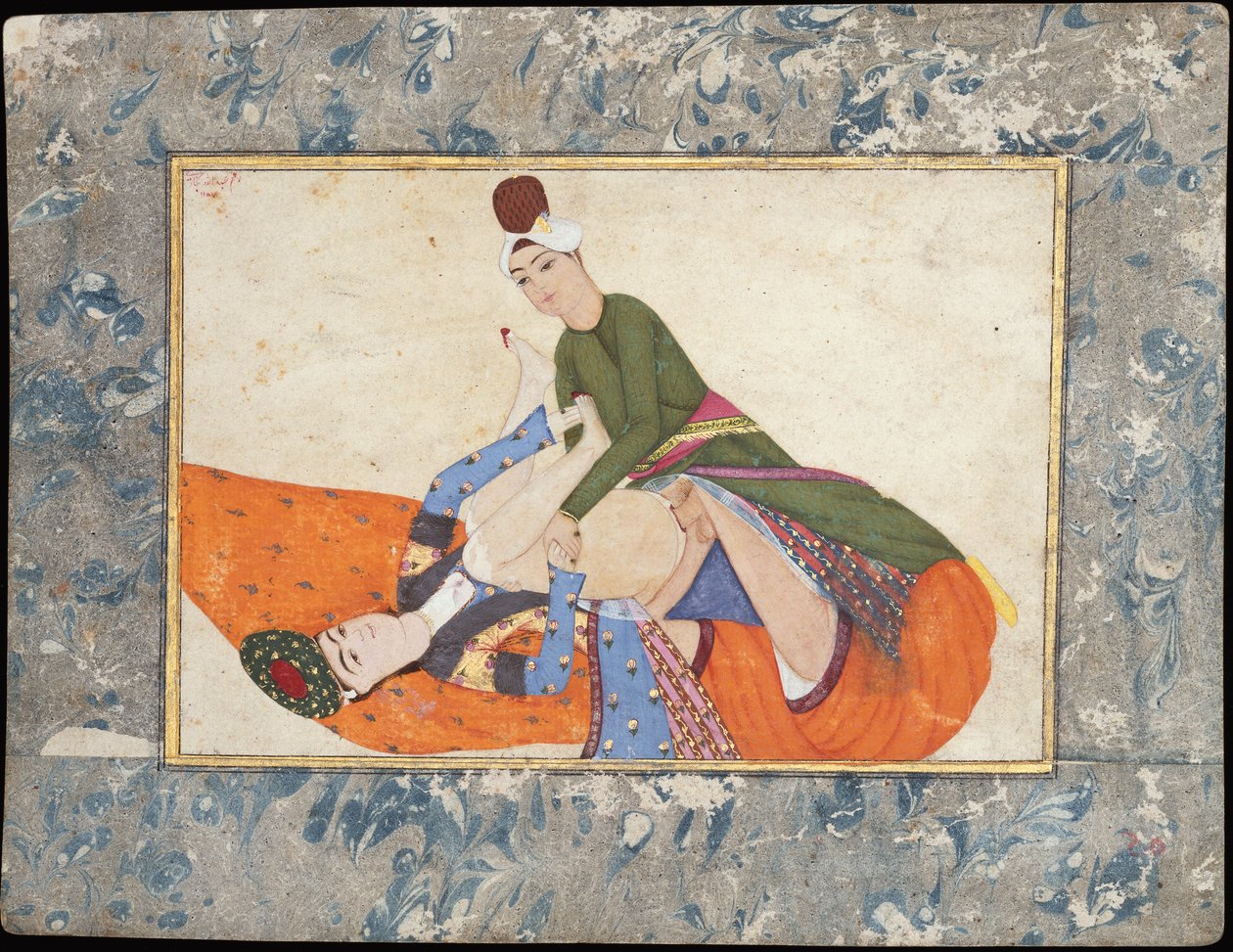 Erotische Scène door Abdullah Bukhari