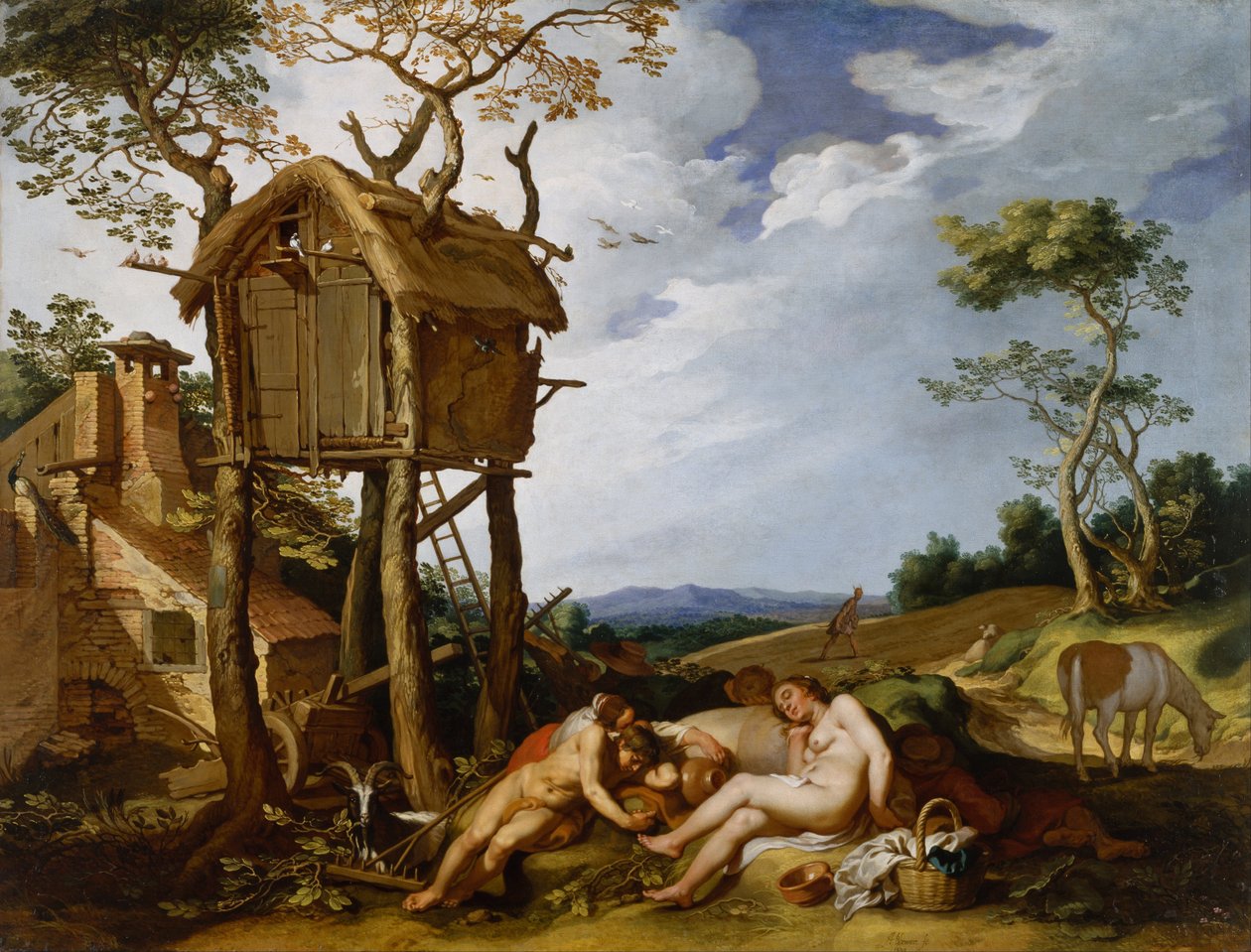 Parabel van het Onkruid en de Tarwe door Abraham Bloemaert