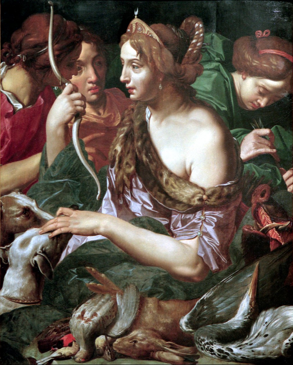 Diana na de Jacht, c.1618 door Abraham Jannsens