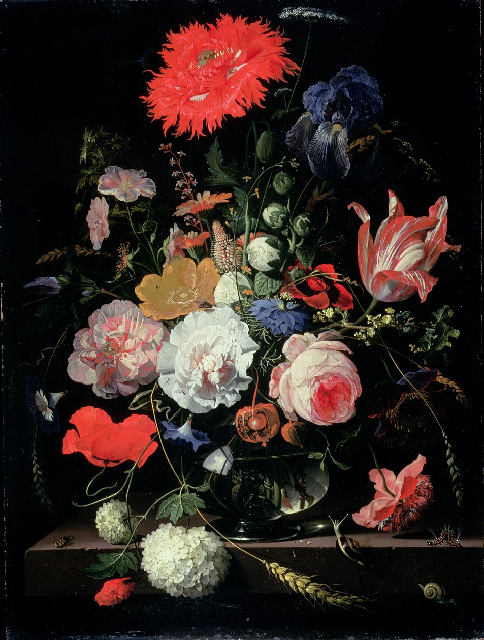 Bloemenstuk door Abraham Mignon