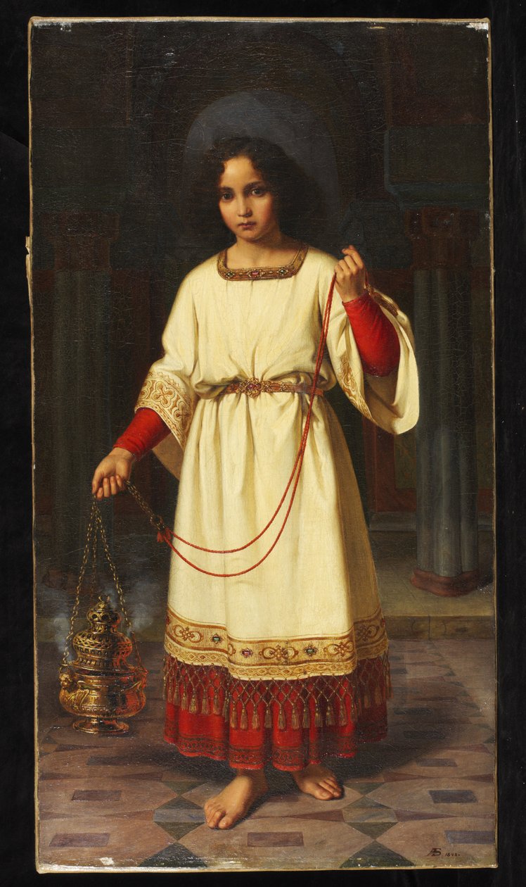Een misdienaar, 1842 door Abraham Solomon