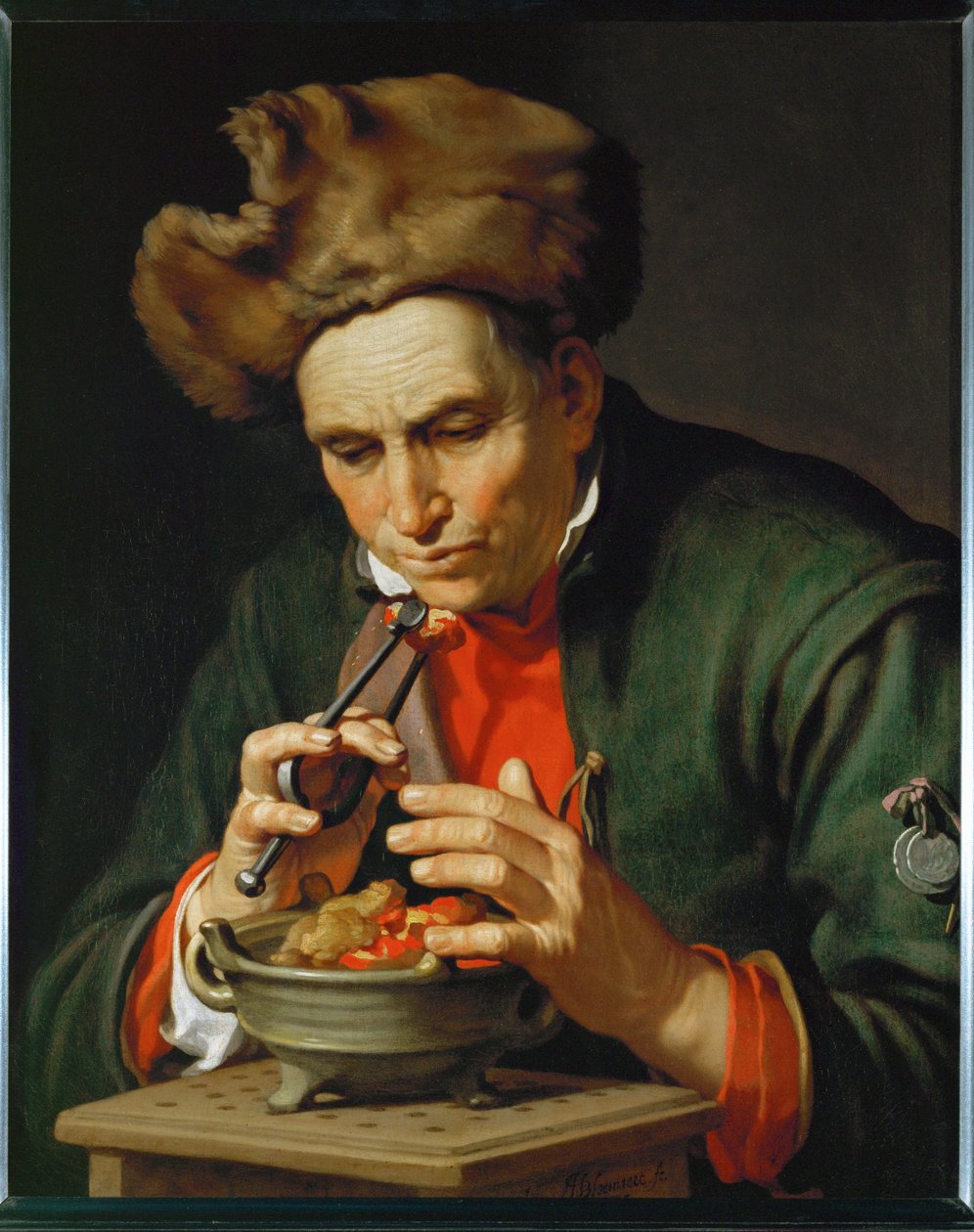 Allegorie op de winter ... door Abraham Bloemaert