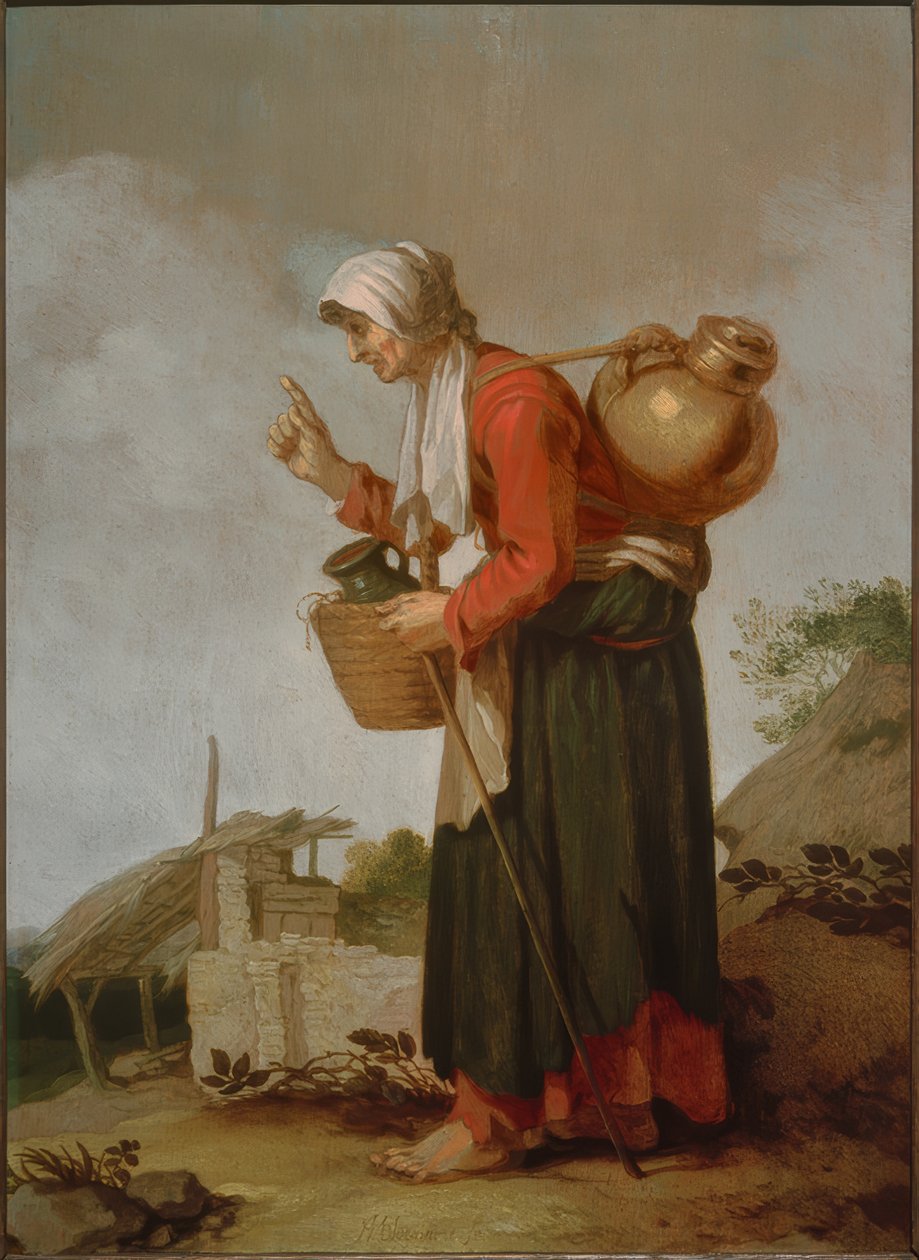 Boerin door Abraham Bloemaert