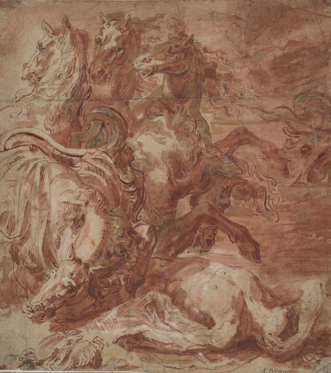 Hippolytus door Abraham Bloemaert