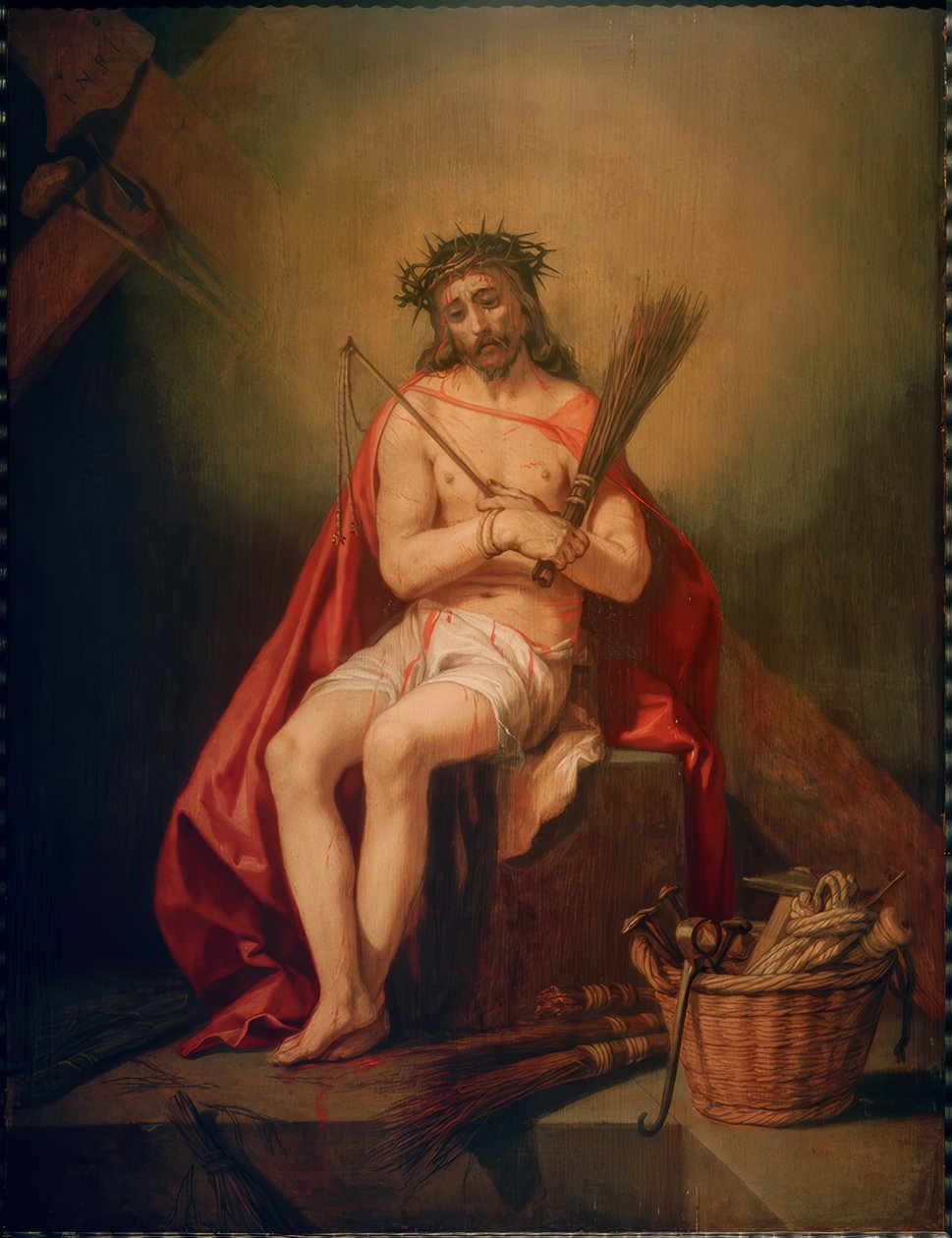 Man van Smarten door Abraham Bloemaert