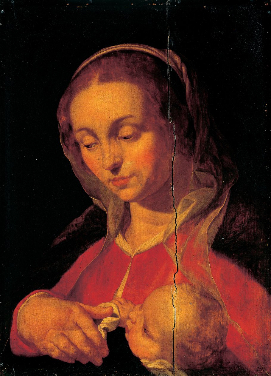 Maagd en Kind door Abraham Bloemaert