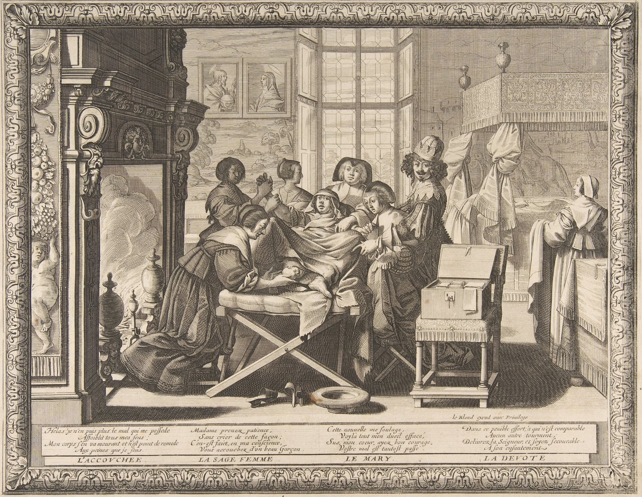 Bevalling door Abraham Bosse