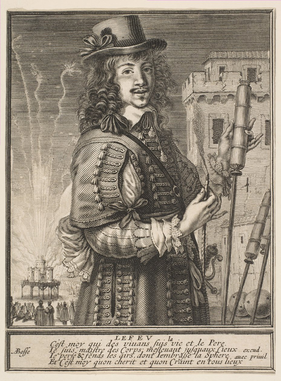 Vuur door Abraham Bosse