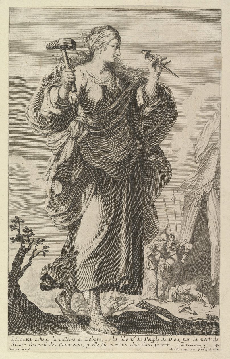 Jahel, 1647 door Abraham Bosse