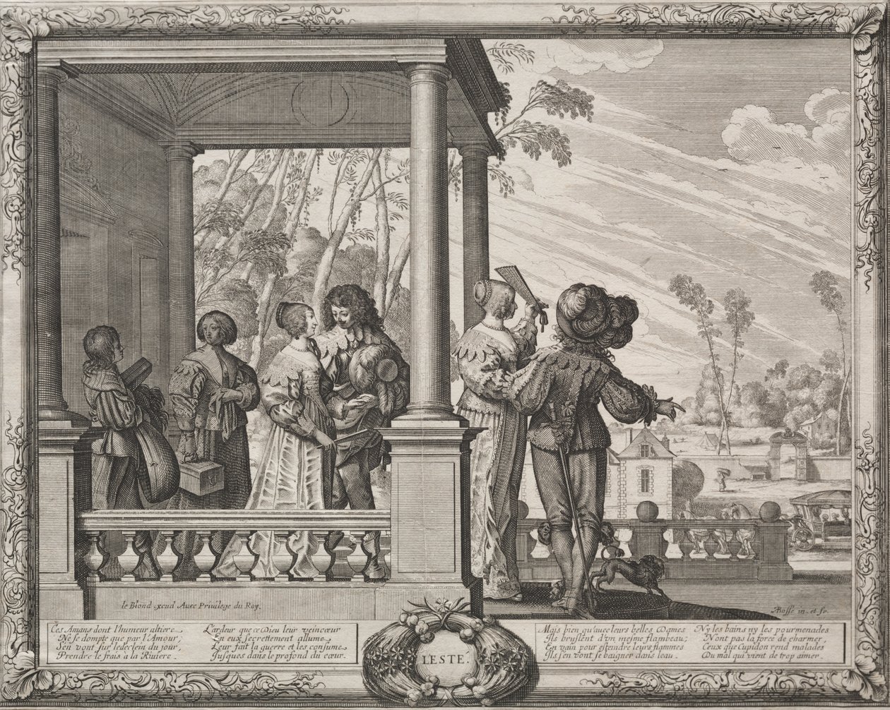 De Vier Seizoenen: Zomer door Abraham Bosse