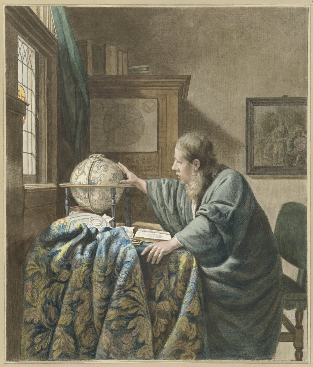 De astronoom door Abraham Delfos