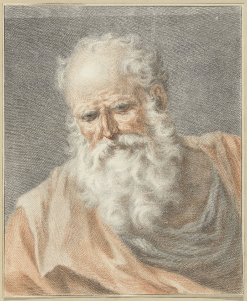 Oude man door Abraham Delfos