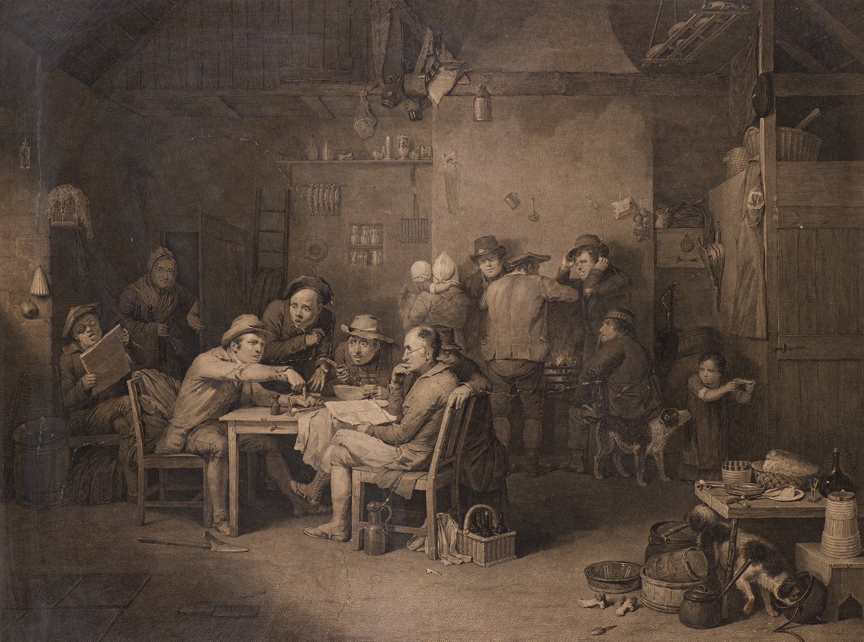 Dorp Politici door Abraham Raimbach