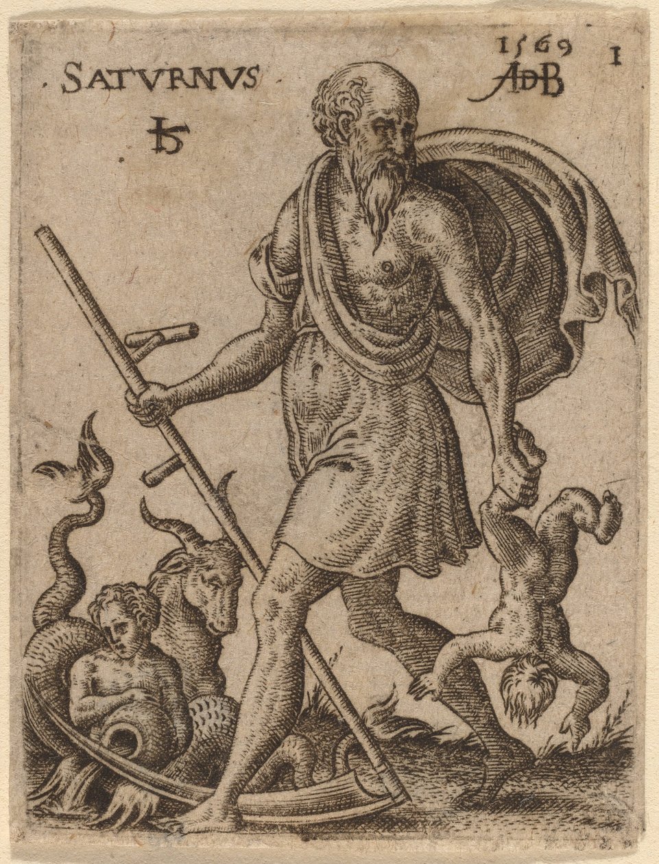 Saturnus door Abraham de Bruyn