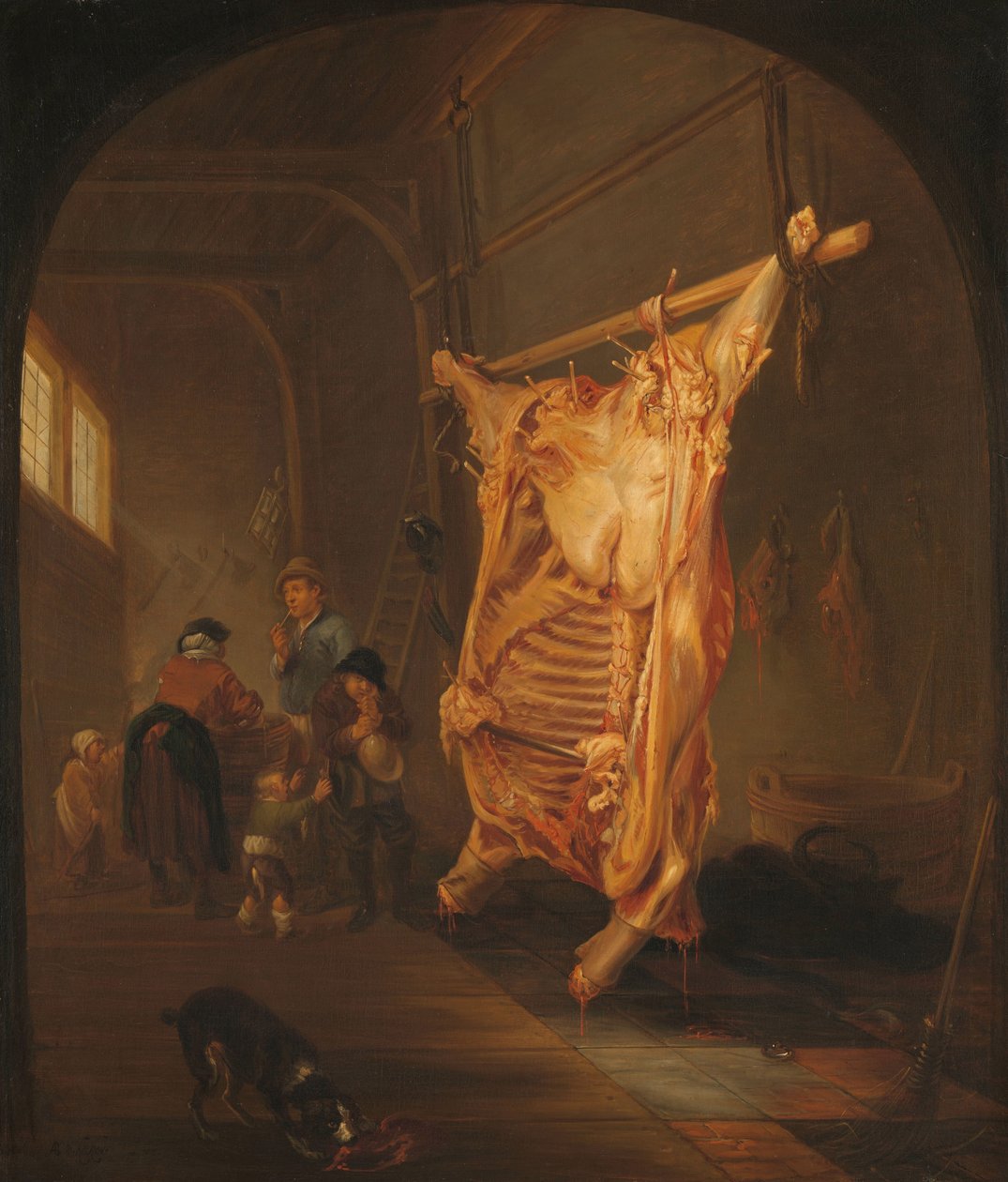 De Geslachte Os door Abraham van den Hecken