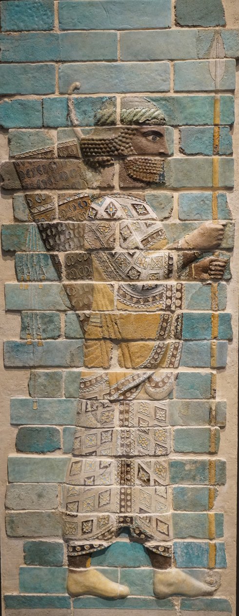 Perzische boogschutter Achaemenidische Rijk, 510 v.Chr. door Achaemenid