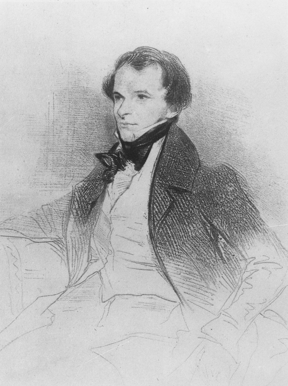 Prosper Mérimée, 1829 door Achille Devéria