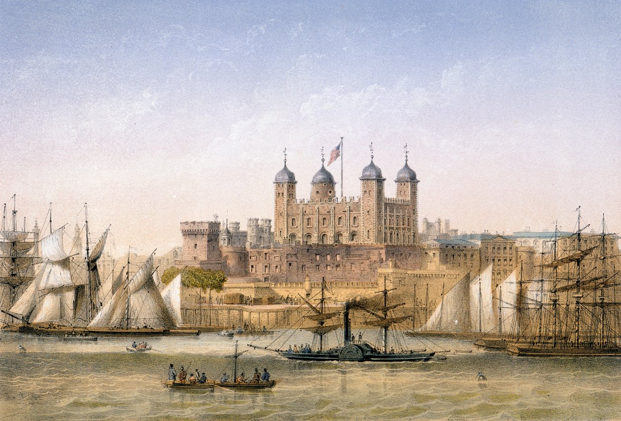 Tower of London, ca. 1862 door Achille Louis Martinet