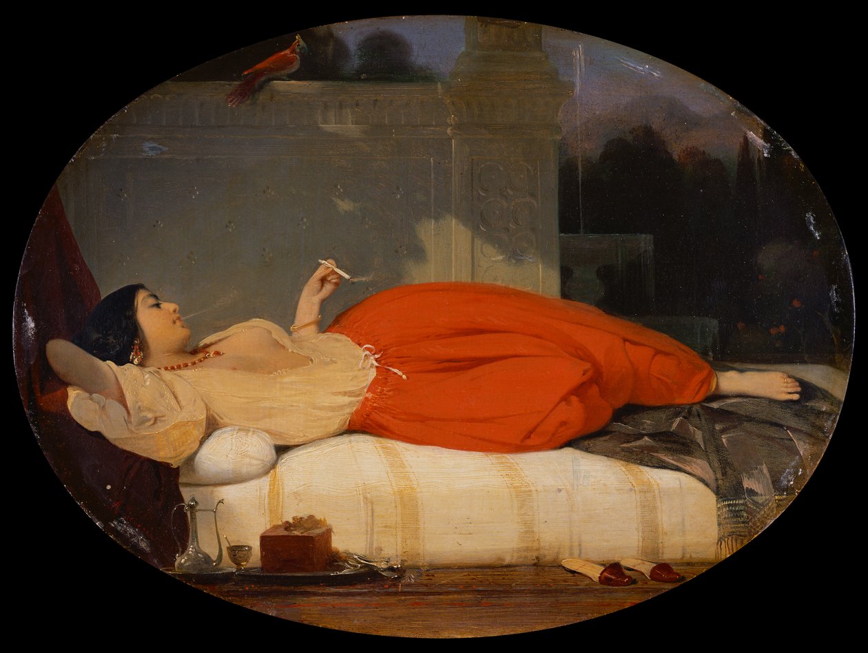Odalisque, ca. 1830-35 door Achille Devéria