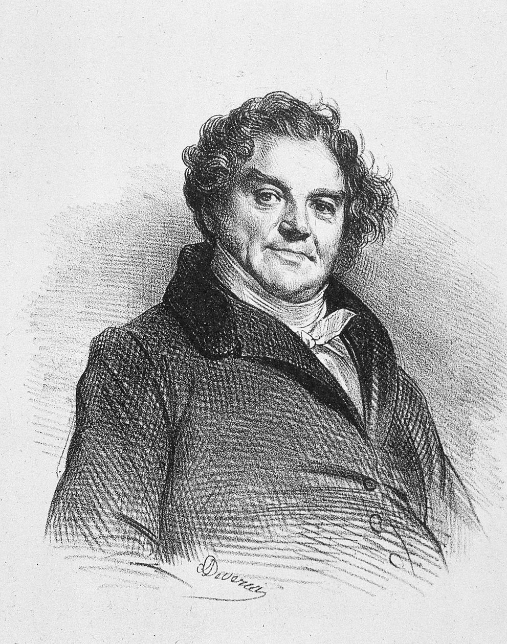 Portret van Vidocq door Achille Devéria door Achille Devéria