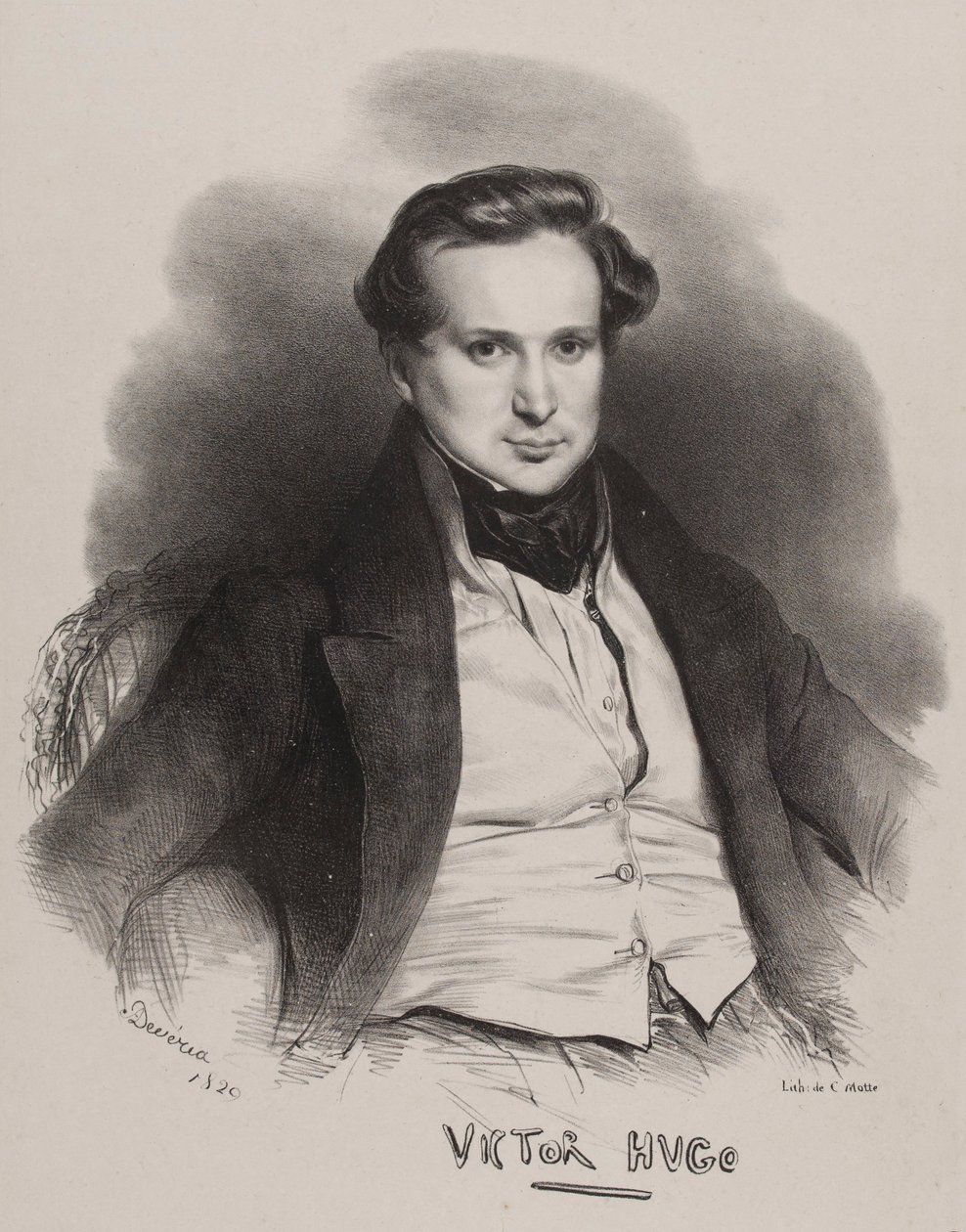 Hugo Deveria door Achille Devéria