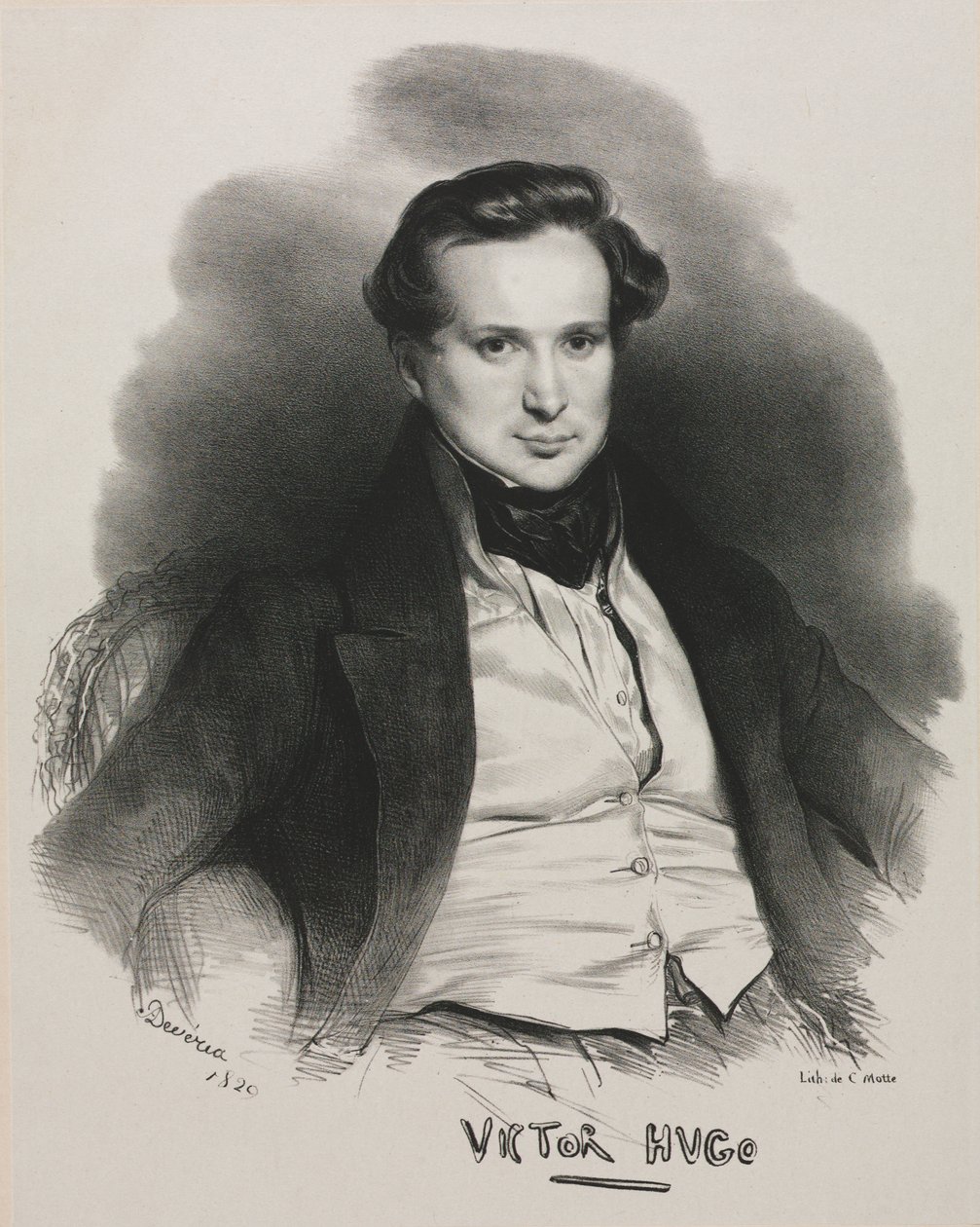 Victor Hugo door Achille Devéria