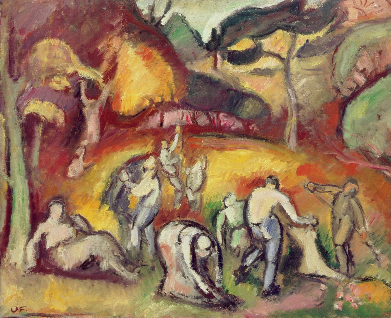 Herfstwerk door Achille Emile Othon Friesz