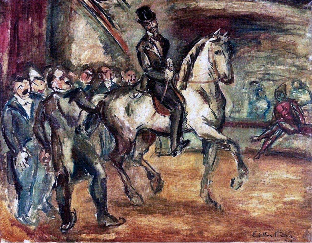 Training in het Medrano Circus door Achille Emile Othon Friesz