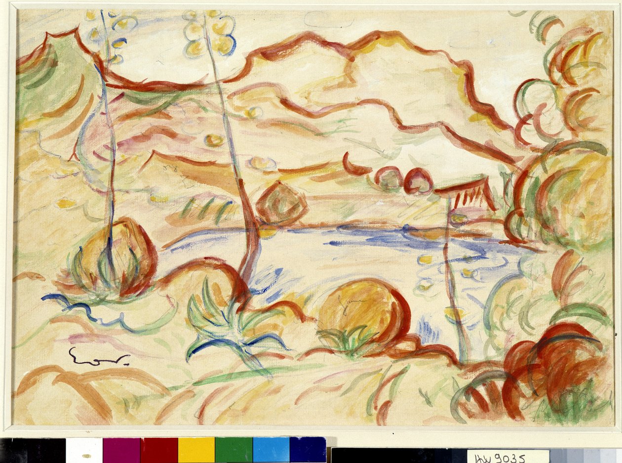 Uitzicht op Cassis, Cap Canaille door Achille Emile Othon Friesz