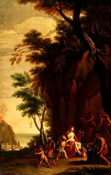 Vuur door Acsilso Antonio de Palomino