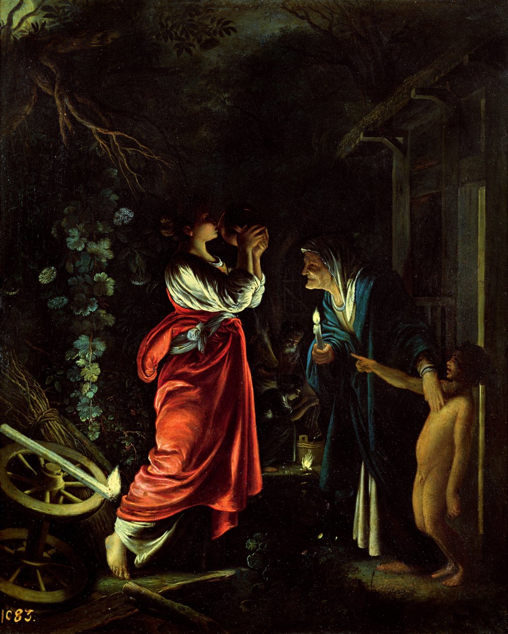 Ceres en Stellio door Adam Elsheimer