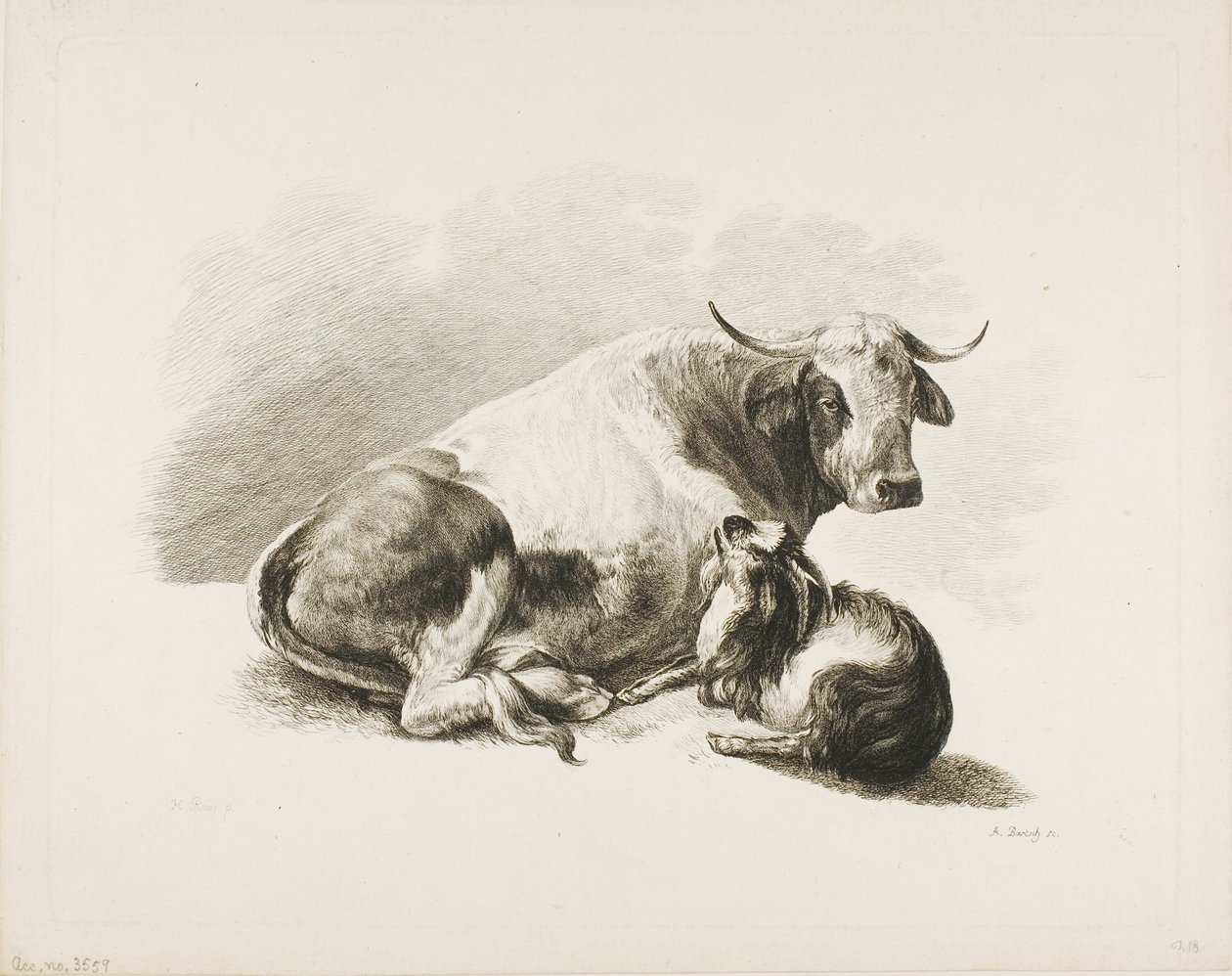 Stukje dier door Adam von Bartsch