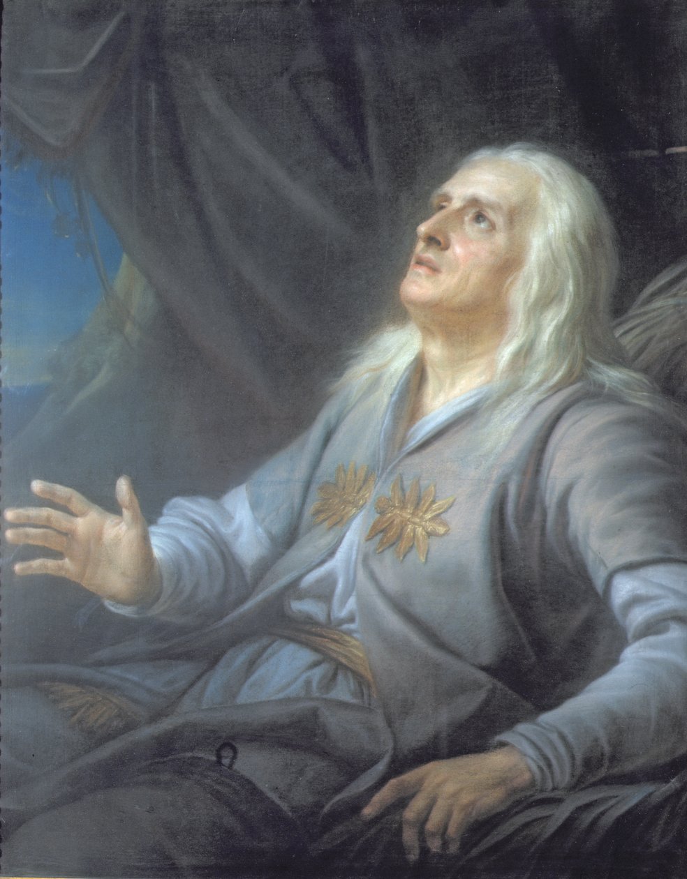 De Acteur J.B. Brizard (1721-91) in de Rol van 